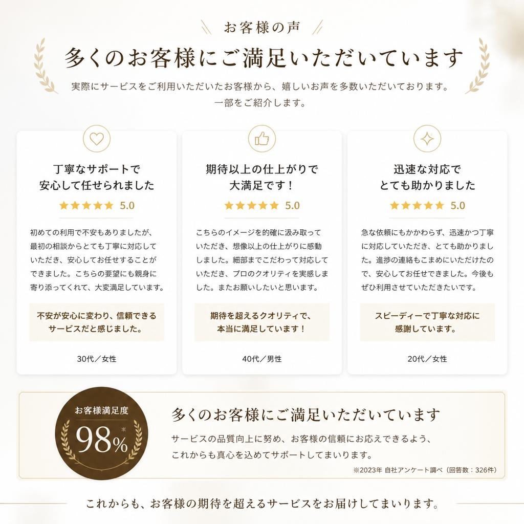 お客様の声